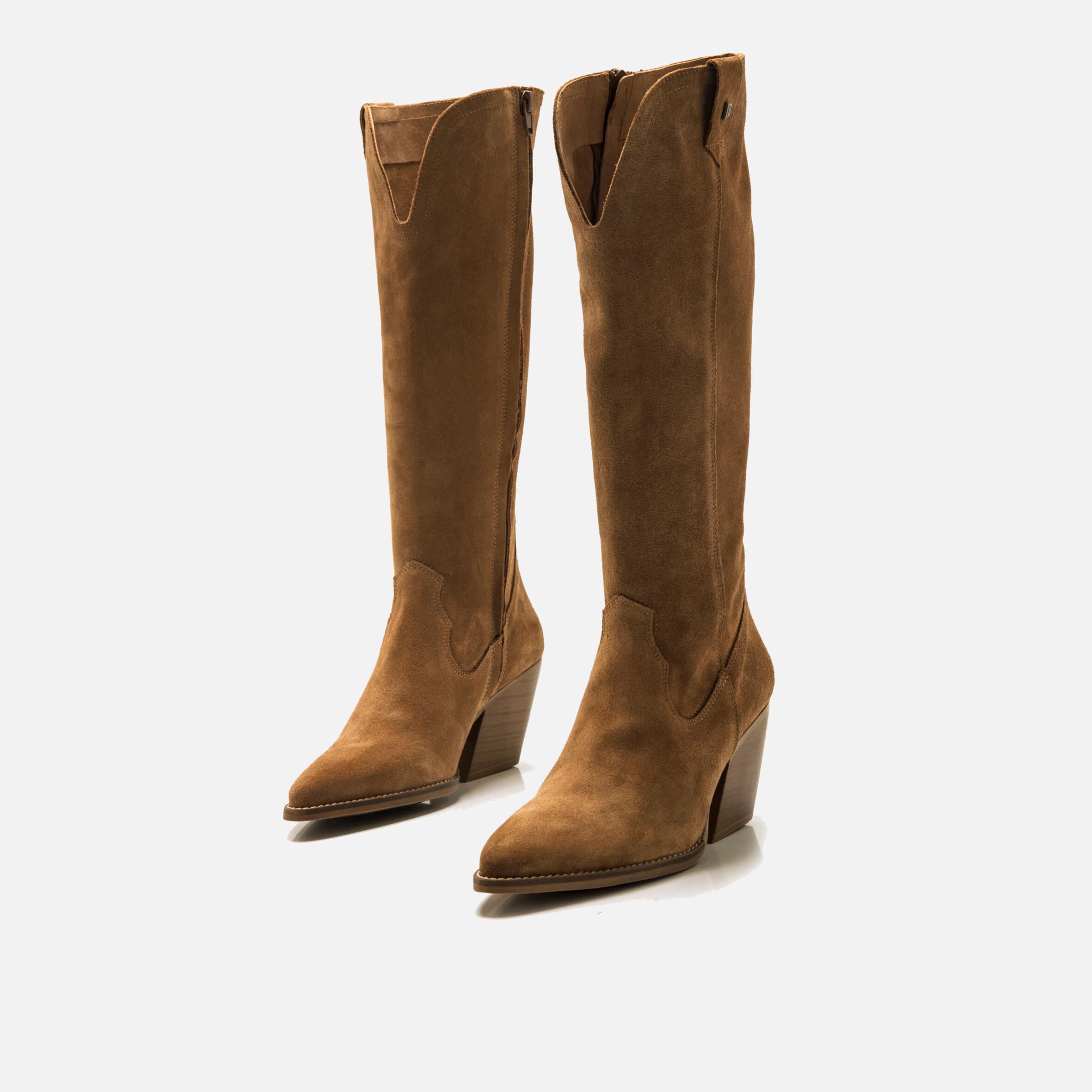 Botas cognac mujer shop